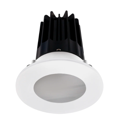 Lotus LED Lights LED-2-S15W-5CCT-2RRWH-2RST 2 Inch Round Recessed LED, Wattage 15W, 5CCT Selectable, Lumens 1000lm, White Reflector, Shower Trim