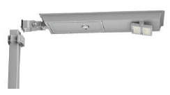 Westgate SOLN-70W-50K Powerful High-Lumen Smart Integrated Solar Street and Flood Light, Wattage 70W, Color Temperature 5000K