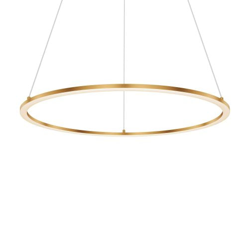 DALS Lighting RGPD24-CC-GD Circa 24" LED Pendant, Multi-Color Temperature, 1500 Lumens, Voltage 120V, Wattage 26W, Gold Finish