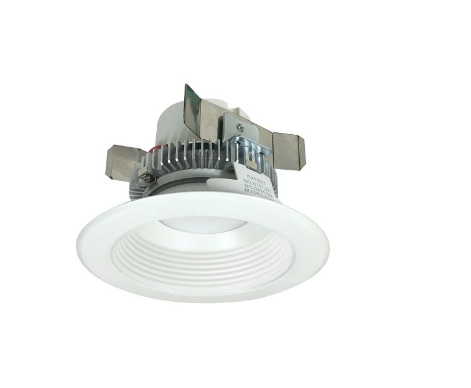 Nora Lighting NLCBC2-45240WW/10EM 4" Cobalt Click LED Retrofit, Baffle, White Baffle / White Flange, Lumens 1000lm, Wattage 12W, Color Temperature 4000K, Pre-Wired for Emergency