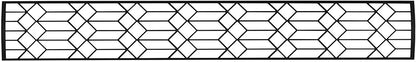 Infratech BL2D61 Dual Element Craftsman Motif Upgrade Kit For 61 Inches Heaters - Black Color