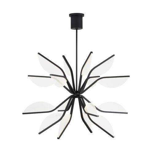 Visual Comfort Architectural 700BLT48B-LED935 Sean Lavin Belterra LED 48 inch Chandelier Ceiling Light, Integrated LED, Color Temperature 3500K, Matte Black Finish