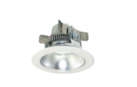 Nora Lighting NLCBC2-451CDDW/A 4" Cobalt Click Led Retrofit, Round Reflector, Comfort Dim, Lumens 750lm, Wattage 10w, Diffused Clear Reflector / White Flange