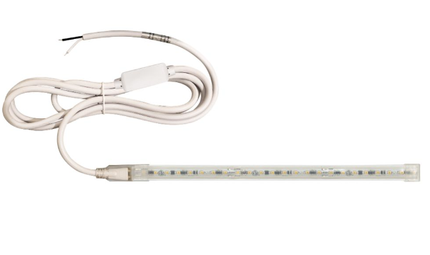 Nora Lighting NUTP13-W29-12-930/HWSP Custom Cut 29-ft Continuous LED Tape Light 330lm / 3.6W per foot with Mounting Clips and 8' Hardwired Power Cord with Surge Protector, Voltage 120V, Color Temperature 3000k