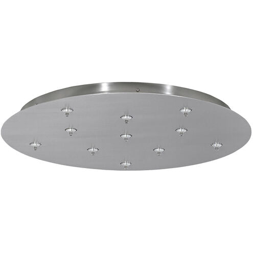 Visual Comfort Modern Collection 700FJRD11TS FreeJack 11-Port Round Canopy Satin Nickel