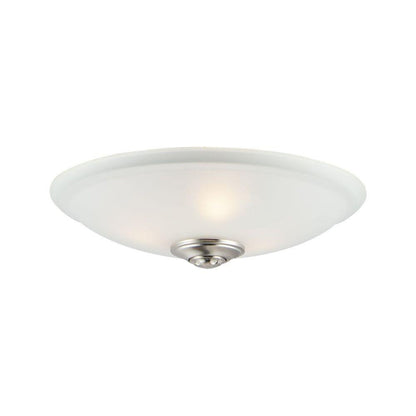 Maxim Lighting FKT213FTSN Basic Max 3 Light Satin Nickel Ceiling Fan Light Kit, product view on white background