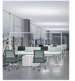 Westgate OFL-R-80W-UD-HCL-PST-WH Office Floor Linear Human Centric Light , 80W , 8000LM, 27K-50K in White Finish