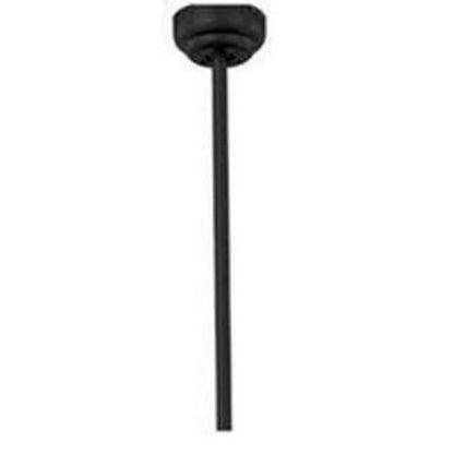 Maxim Lighting FRD12BK Basic Max 12 Inch Black Extension Rod Fan Accessory Installed View