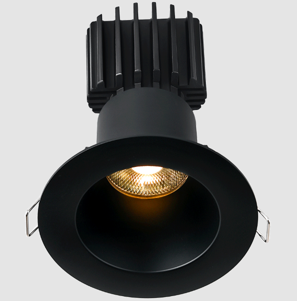 Lotus LED Lights L3F-RDW-BK-RS36-5C95 Tangra 3″ Fixed Round Deep Regressed Wide Black Trim, Reflector Semi Frosted Glass, Beam Angle 36°, Multi-Color Temperature, CRI95