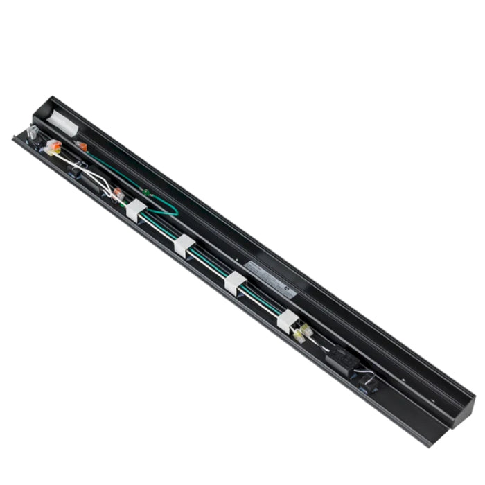 American Lighting ATOM-120V-36-BK Atom 36" Power Strip, 4 Receptacles, 2 USB-A/C, Voltage 120V, Black Finish