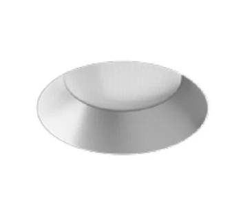 Visual Comfort Architectural E4PRLRD-9307-HS Element E4PRL Pro 4" LED Flangeless Round Regress Downlight Trim, Color Temperature 3000K, Beam Spread 75°, Haze Silver Finish