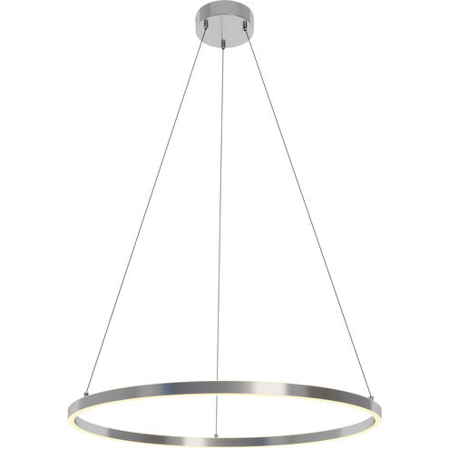 AFX Lighting GLOP36L30D1SN Glo Satin Nickel 36-Inch Two-Light Integrated LED Pendant