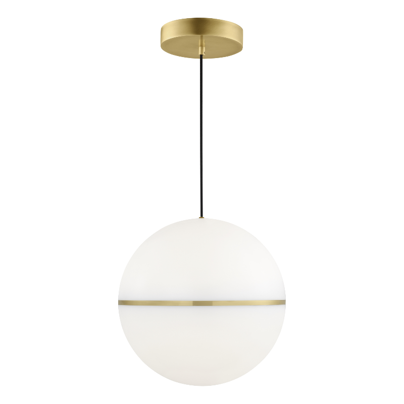 Visual Comfort Architectural 700TDHNE18NB-LED930 Modern Sean Lavin Hanea Grande 1-lt 18" LED Pendant Ceiling Light CCT 3000K - Voltage 120V - Finish Natural Brass