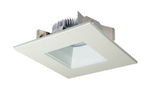 Nora Lighting NLCBS-4568530WW 4" Cobalt Shallow High Lumen Led Trim, Square/square Regress, Lumens 850lm, Color Temperature 3000k, White