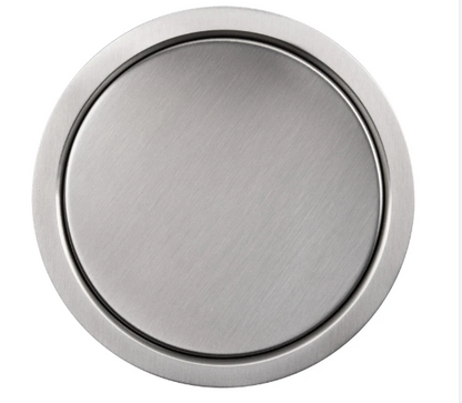 Lew Electric PUR20GACBTD-SS Round Kitchen Pop Up GFCI, Speaker, USB-A/C Charging, Stainless