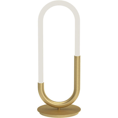 Kuzco Lighting TL95121-BG Huron 21" Table Lamp – 11W LED, 850 Lumens (702 Delivered), 3000K Warm White, Touch Dimmer (10-100%), 50,000-Hour Lifespan, Brushed Gold