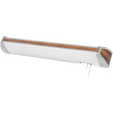 AFX Lighting IDB332E8MH Ideal 52 in. 32-Watt Mahogany Fluorescent Overbed Fixture, Mahogany Finish