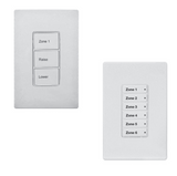 PLC Multipoint SWCAN03A 3-Pushbutton Remote Digital Wall Switch 24VDC, LED Indication, Decora Style, White Color (wall plate included)