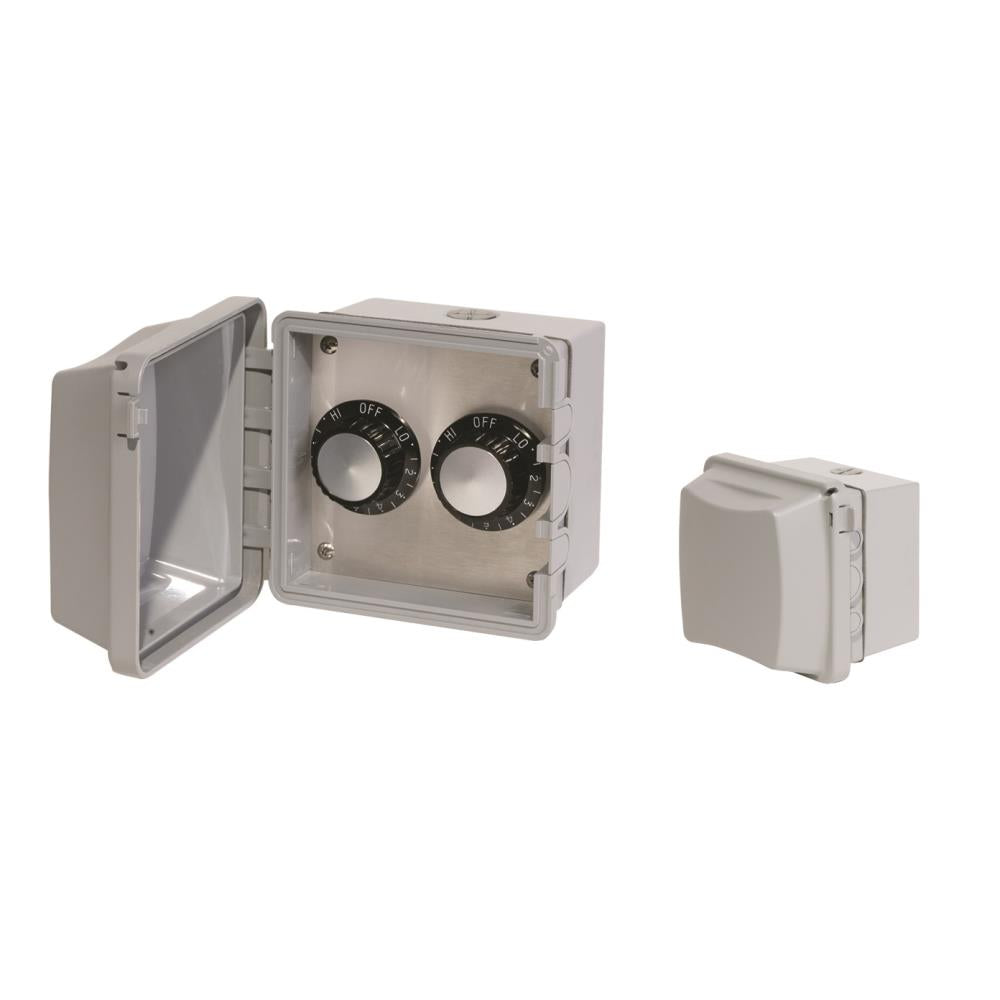 Infratech 14-4225 Dual Surface Mount Input Regulator With Weatherproof Cover And Gang Box
