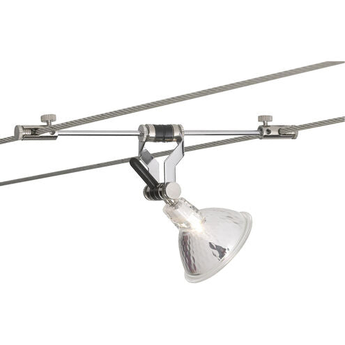 Visual Comfort Modern Collection 700KPIV08S K Pivot 1-Light 75W Low-Voltage Track Head, 8.00 Cable Seperation, Satin Nickel