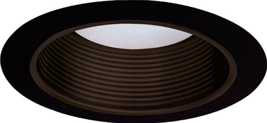 ELCO Lighting ELM30BZB 6'' Baffle Recessed Trim Bronze/Black Finish