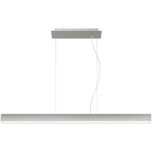 Visual Comfort Modern Collection 700LSKNOXS-LED277 Knox 45.2" 277V 40W 2700K LED Linear Suspension Satin Nickel