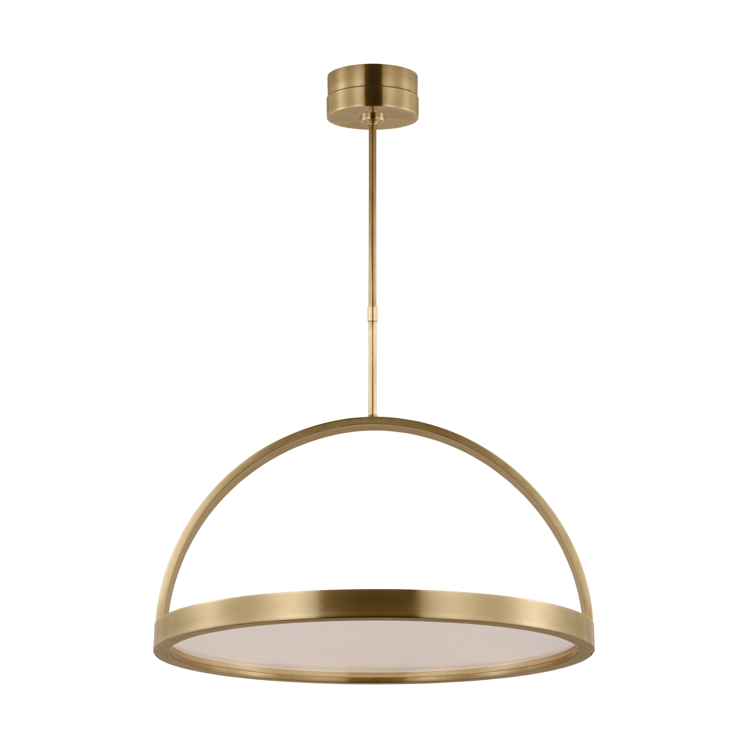 Visual Comfort Architectural KWCH19027NB Kelly Wearstler Cerne 36" LED Chandelier Natural Brass Finish, 2700K
