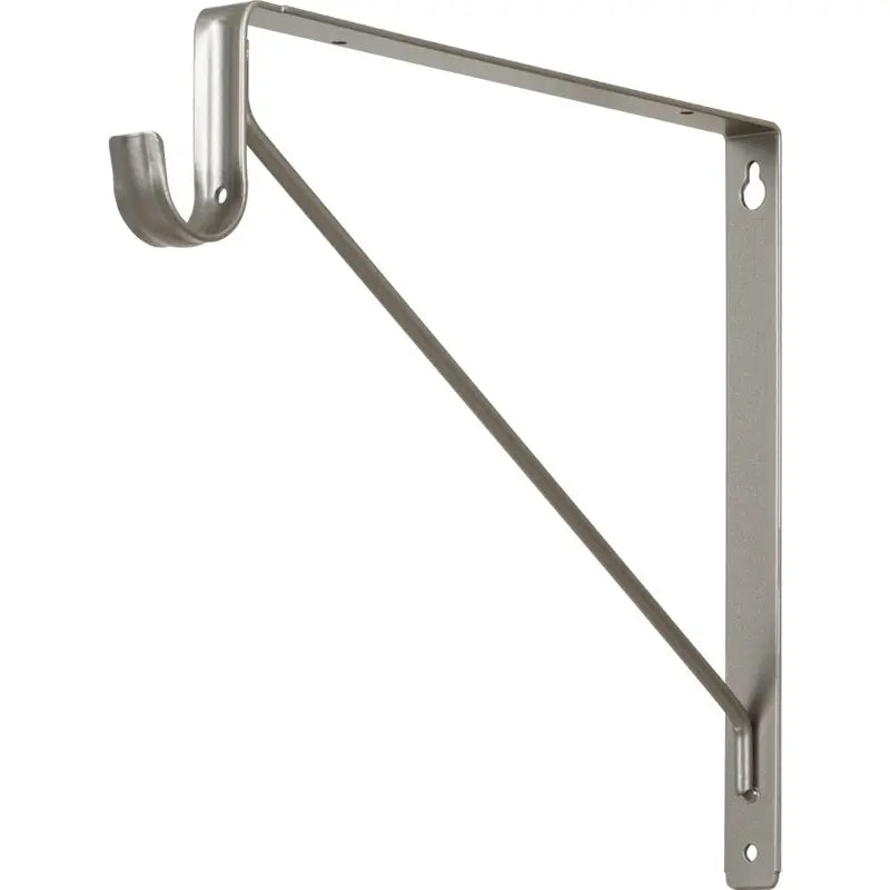 Task Lighting L-LCR-SS-SN Shelf Bracket Support Lighted Closet Rod Satin Nickel