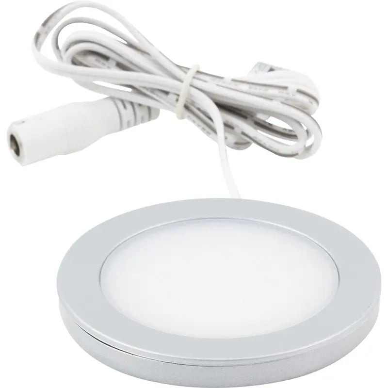 Task Lighting L-SWTP-FR-SN-50 LED Ultra Thin Puck Light 190 Lumens 5000K Satin Nickel