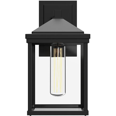 Alora Mood EW552009BKCL Larchmont 1 Light 14.88 inch Textured Black Outdoor Wall Light