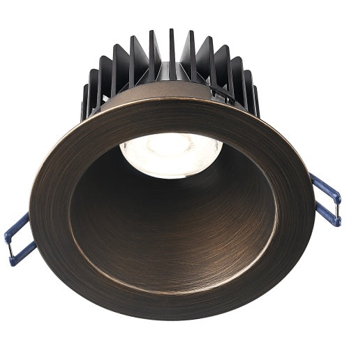 Lotus LED Lights LD4R-27K-4R-ORB 4" Round Deep Regressed LED Downlight - 15W - 2700K - 1,100 Lumens - Oil Rubbed Bronze - 120V