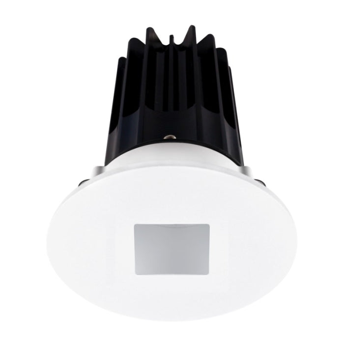 LOTUS LED-2-S8W2-40K-2RRAK-2RSH 2" LED RECESSED DOWNLIGHT - 8W - 4000K - 620 LUMENS - SILVER REFLECTOR - SQUARE HOLE TRIM - 120V