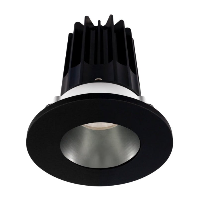 LOTUS LED-2-S15W-27K-2RRCH-2RTBK 2" LED RECESSED DOWNLIGHT - High Output - 15W - 2700K - 980 Lumens - Chrome Reflector - Round Black Trim - 120V