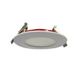 Lotus LED Lights LFR-4R-FE-9W-5CCT Lotus 4" Fire Rated Round Flat LED Downlight - 9W - 27K / 3K / 35K / 4K / 5K - 120V - White