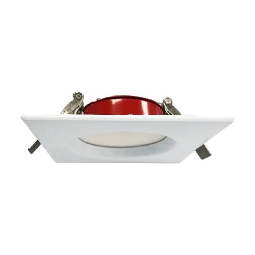 Lotus LED Lights LFR-4S-RB-9W-5CCT Lotus 4" Fire Rated Square Regressed LED Downlight - 9W - 27K / 3K / 35K / 4K / 5K - 120V - White