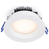 Lotus LED Lights LL4RR-5CCT-WH Lotus 4" Round Regressed LED Downlight – 14.5W - 27K / 3K / 35K / 4K / 5K - 990 Lumens – 120V, White