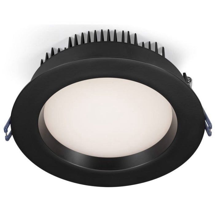 Lotus LED Lights LL6RR-5CCT-BK Lotus 6" Round Regressed Led Downlight – 17W - 27K / 3K / 35K / 4K / 5K - 1,300 Lumens – 120V - Black