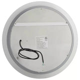 Westgate LMIR-18R-40D-MCT-DF 40 Inch Round LED Mirror CCT Selectable 3000K/4500K/6500K 120V 90 CRI Dimmable With Defogger