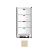 Wattstopper LMSW-104-I Digital Lighting 4-Button Wall Switch - Infrared – 24V - Ivory