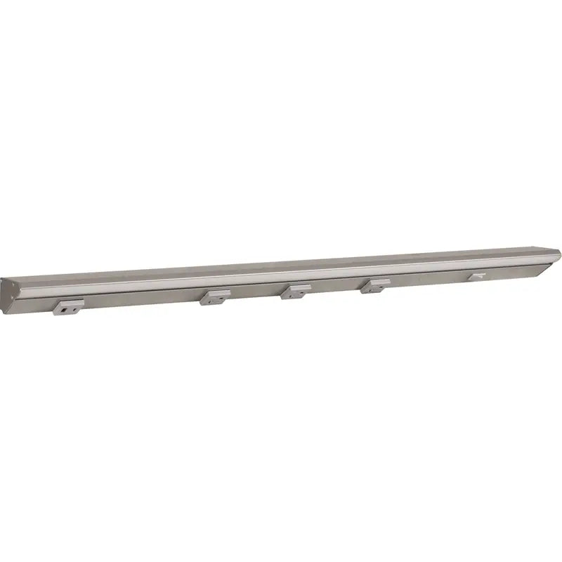 Task Lighting LPUL30S4DGSN50 30.5" Lighted Power Strip - 3 Receptacles - 1 USB-A/C - Right Wire Entry - Color Temperature: 5000K - Finish : Satin Nickel / Grey