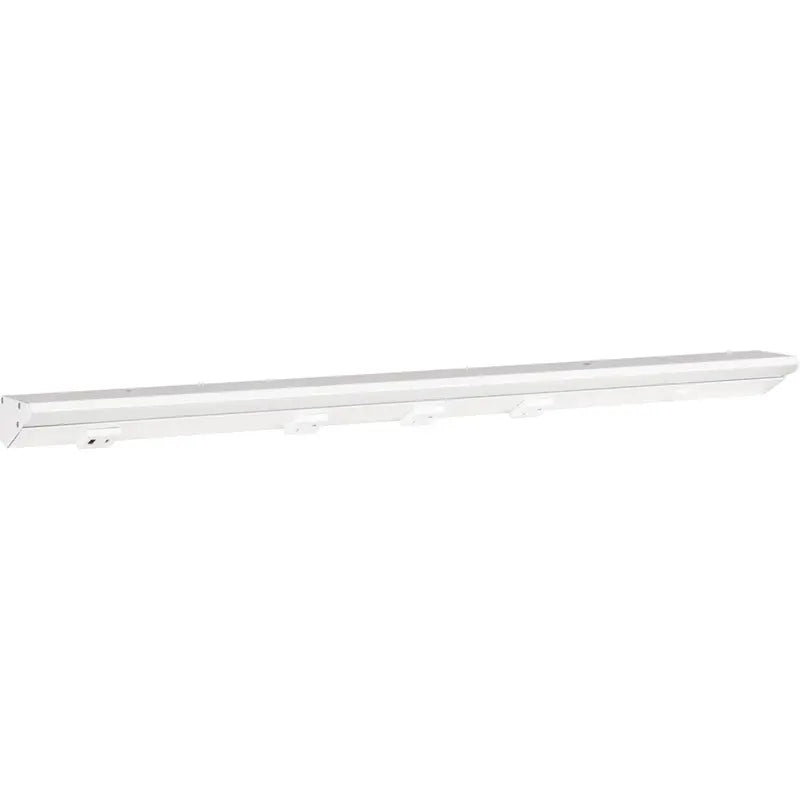 Task Lighting LPUL30S4DWWT27 30.5" Lighted Power Strip - 3 Receptacles - 1 USB-A/C - Right Wire Entry - Color Temperature: 2700K - Finish : White