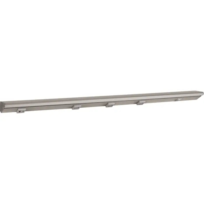Task Lighting LPUL36S4DGSN40 36.5" Lighted Power Strip - 1200 Lumens - 18W - 4000K - 3 Receptacles - 1 USB-A/C - Right Wire Entry - 120V - Finish: Satin Nickel\Gray