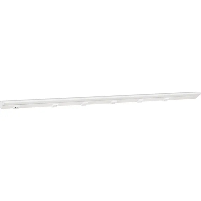 Task Lighting LPUL48S6RWWT50 48.5" Lighted Power Strip 2,400lm - CCT: 5000K 5 Receptacles USB-A/C- Finish: White