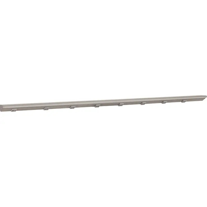 Task Lighting LPUL60T6RGSN 60.5" Lighted Power Strip - 3000 Lumens - 30W - CCT Tunable - 7 Receptacles - 1 USB-A/C - 12V - Finish: Satin Nickel / Gray