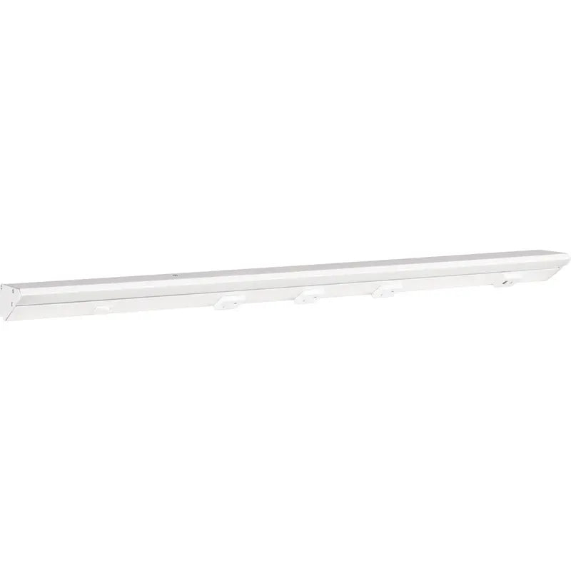 Task Lighting LPUR30S4DWWT27 30.5" Lighted  Power Strip - 3 Receptacles - 1 USB-A/C - Left Wire Entry - Color Temperature: 2700K - Finish : White