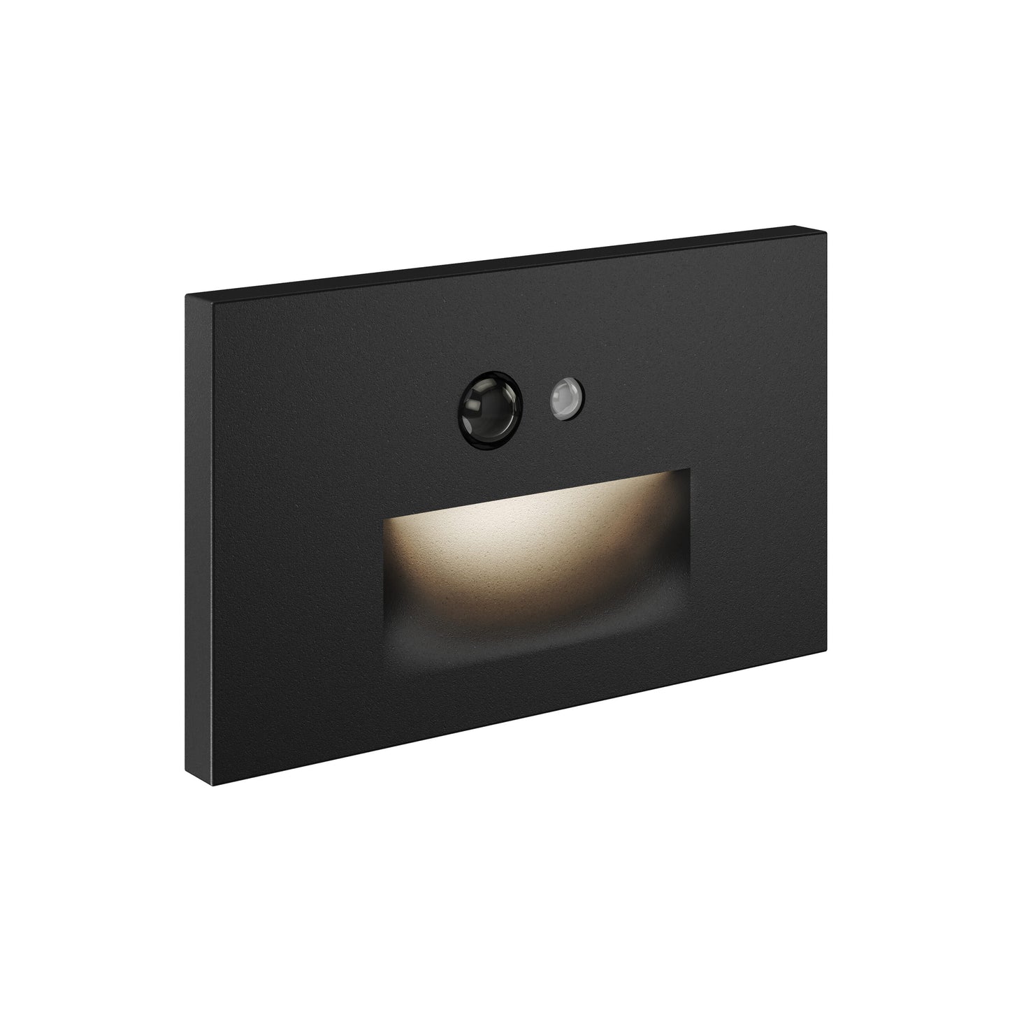 DALS Lighting LSTP05M-CC-BK 3″ Horizontal Recessed Step Light - 120V - 3W - CCT: 5CCT - Finish: Black