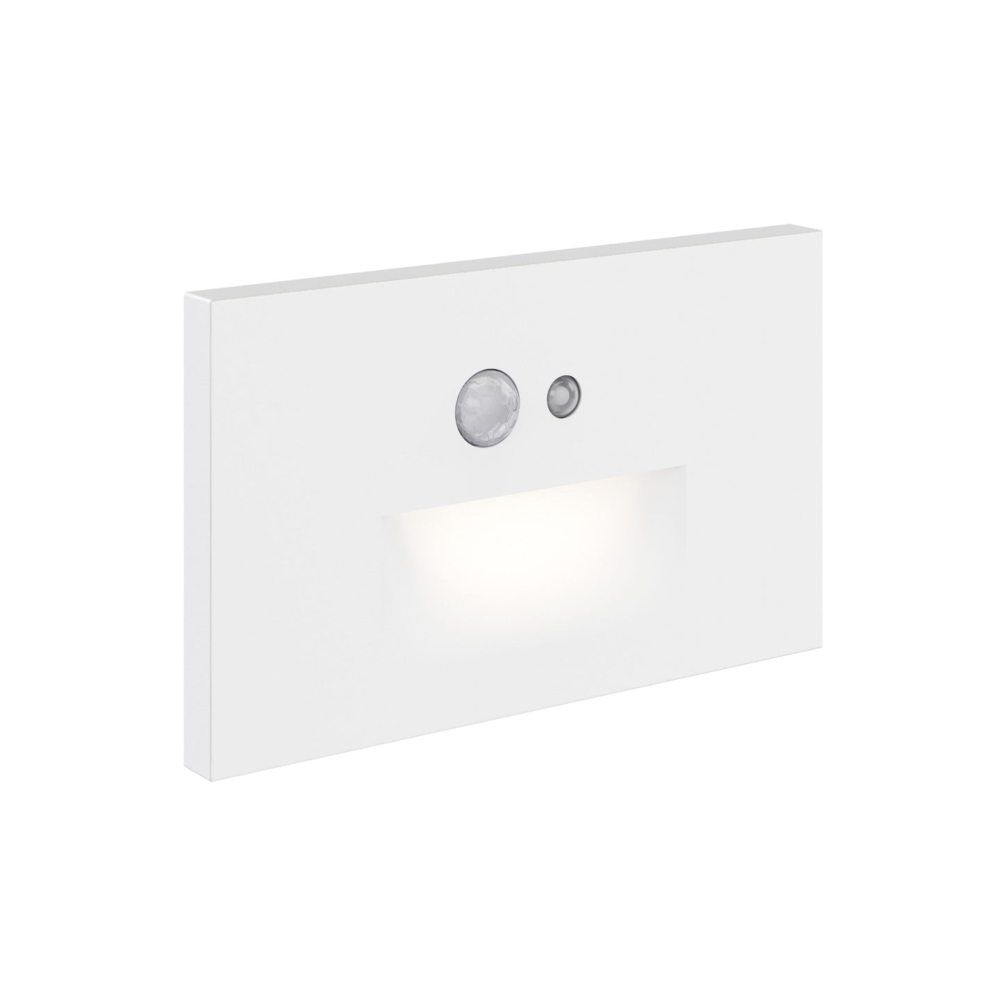 DALS Lighting LSTP05M-CC-WH 3″ Horizontal Recessed Step Light - 120V - 3W - CCT: 5CCT - Finish: White