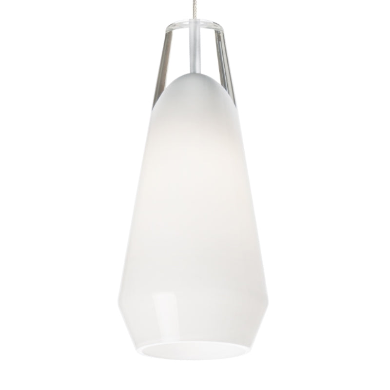 Visual Comfort Architectural 700MPLSTWZ Lustra 4" Monopoint Pendant - Antique Bronze - White - 35W Halogen - 12V - Dimmable