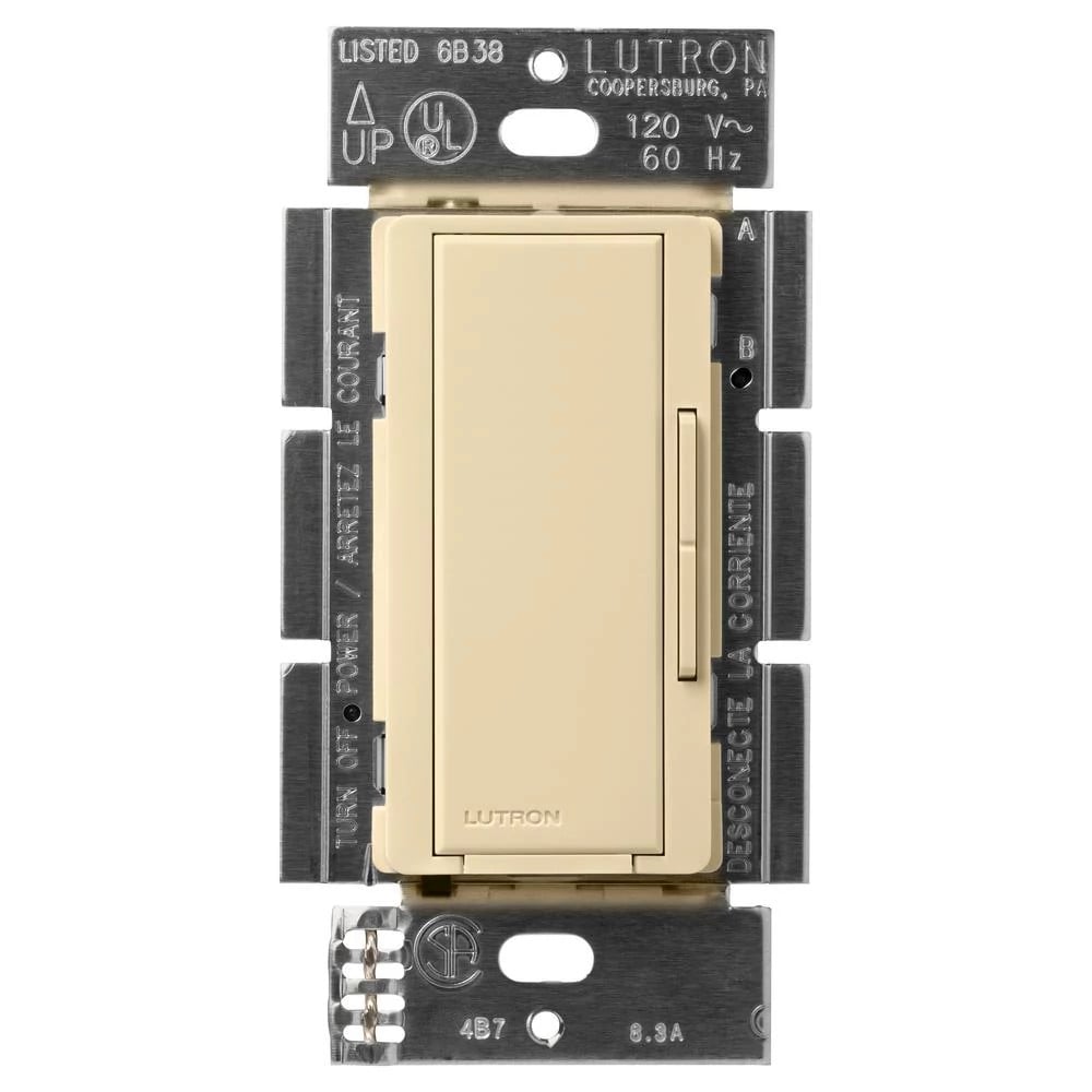 Lutron MA-RH-IV Maestro Companion Dimmer Switch - Multi-Location Dimmer for Maestro Dimmers/Timers/Sensors - Finish: Matte Ivory