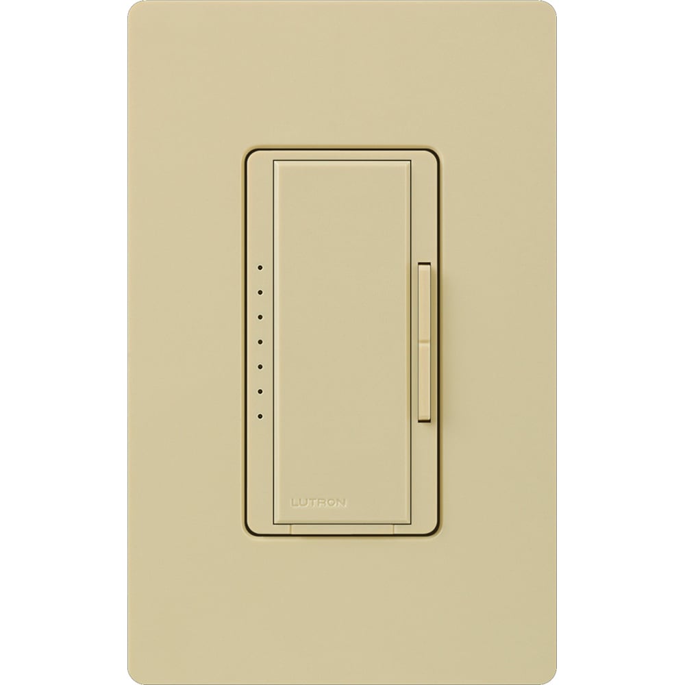 Lutron MALV-600H-IV Maestro 450W (600VA) Magnetic Low Voltage Dimmer Switch - No Neutral Required - Finish: Ivory